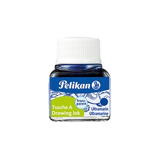 INCHIOSTRO DI CHINA 523 BLU OLTREMARE 9 10ML PELIKAN - Conf da 10 pz.