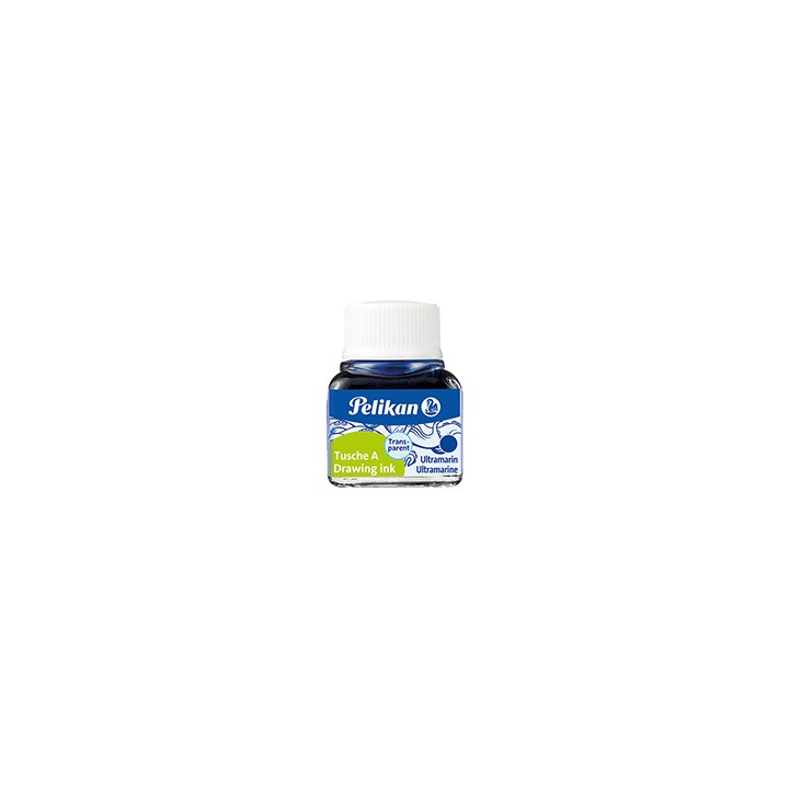 INCHIOSTRO DI CHINA 523 BLU OLTREMARE 9 10ML PELIKAN - Conf da 10 pz.