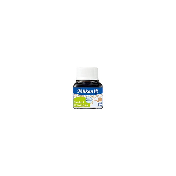 INCHIOSTRO DI CHINA 523 SEPPIA 15 10ML PELIKAN - Conf da 10 pz.