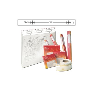 BANDA APPENDIDISEGNI Djois PVC BIANCO OPACO 55mm x 50mt (S885504)