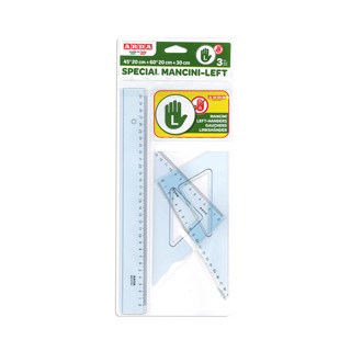 SET DISEGNO PER MANCINI RIGA 30CM E SQUADRE DA 45 ARDA