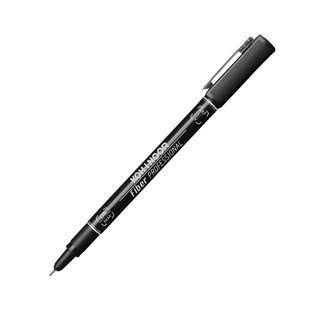 FINELINER PROFESSIONAL FIBER NERO 0,5MM - Conf da 10 pz.