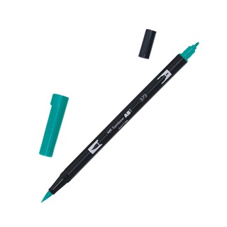 Pennarello Tombow ABT Dual Brush 373 sea blue - Conf da 6 pz.