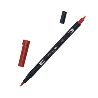 Pennarello Tombow ABT Dual Brush 837 wine red - Conf da 6 pz.