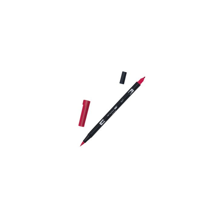 Pennarello Tombow ABT Dual Brush 847 crimson - Conf da 6 pz.