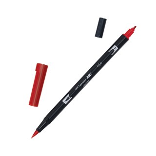 Pennarello Tombow ABT Dual Brush 856 chinese red - Conf da 6 pz.