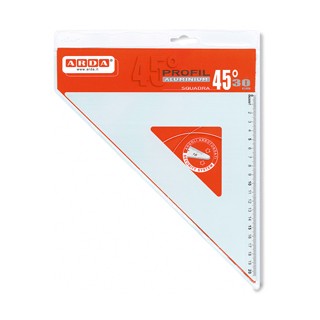 SQUADRA PROFIL ALLUMINIO 45 30CM ARDA