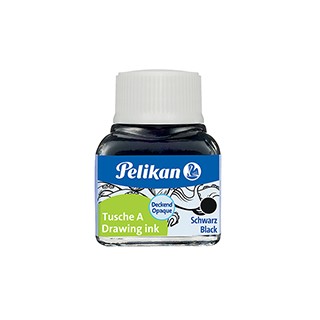 INCHIOSTRO DI CHINA 523 NERO PERLA 17 10ML PELIKAN (0AUC17) - Conf da 10 pz.