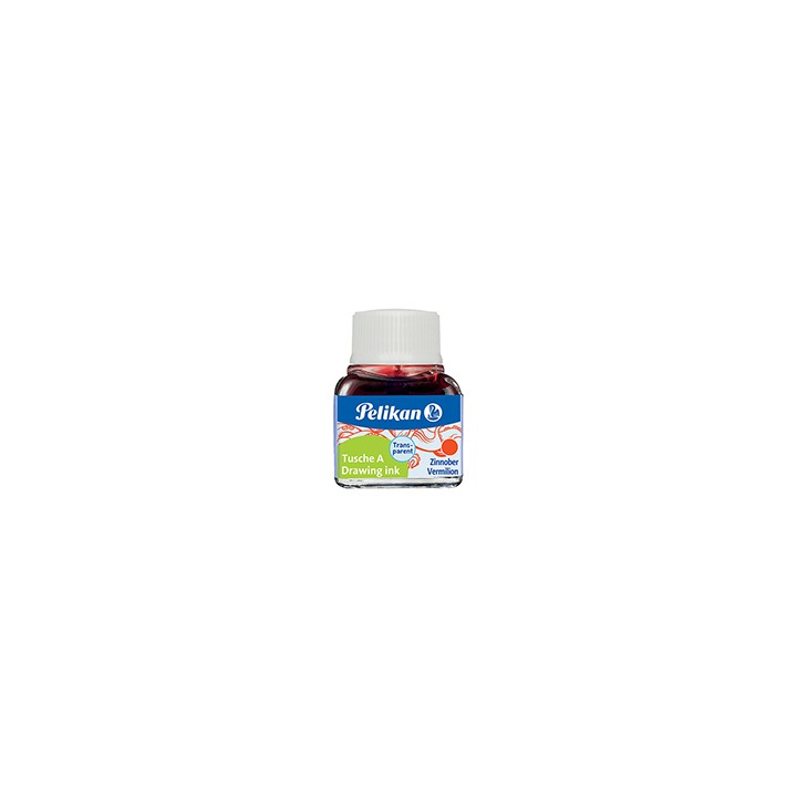 INCHIOSTRO DI CHINA 523 VERMIGLIONE 3 10ML PELIKAN - Conf da 10 pz.