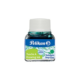 INCHIOSTRO DI CHINA 523 VERDE SCURO 7 10ML PELIKAN - Conf da 10 pz.
